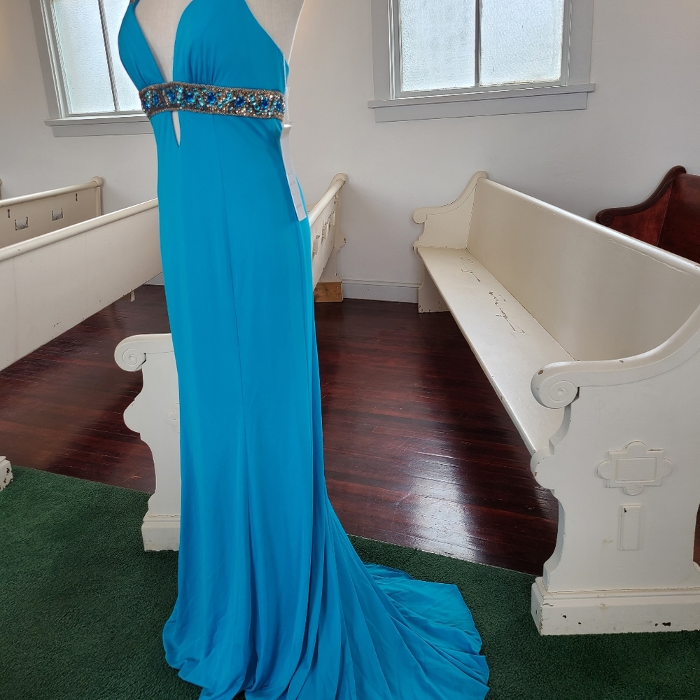 Low cut Jasz Couture Gown